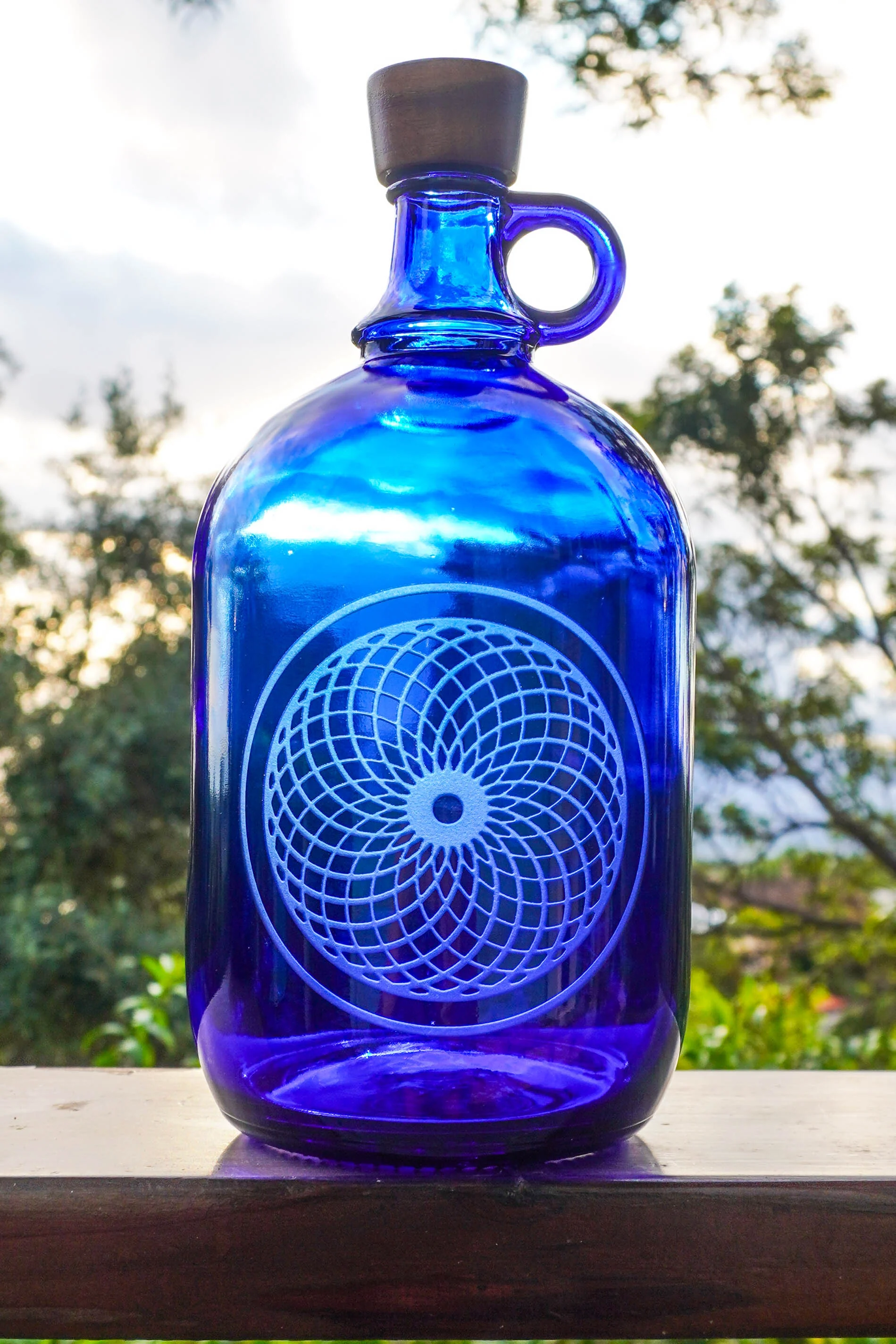 2Liter Sandblasted Bottles - Image 5