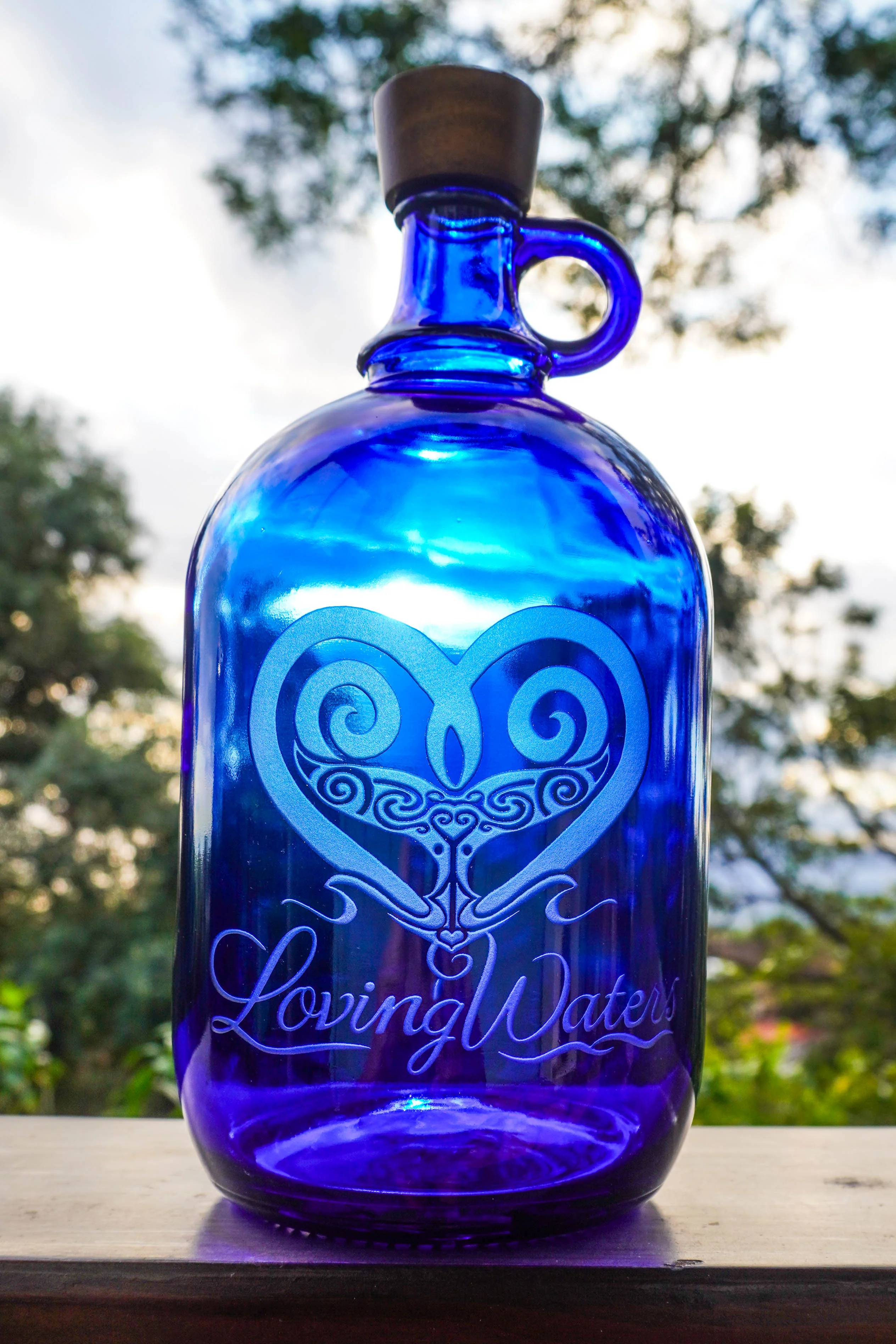 2Liter Sandblasted Bottles - Image 6