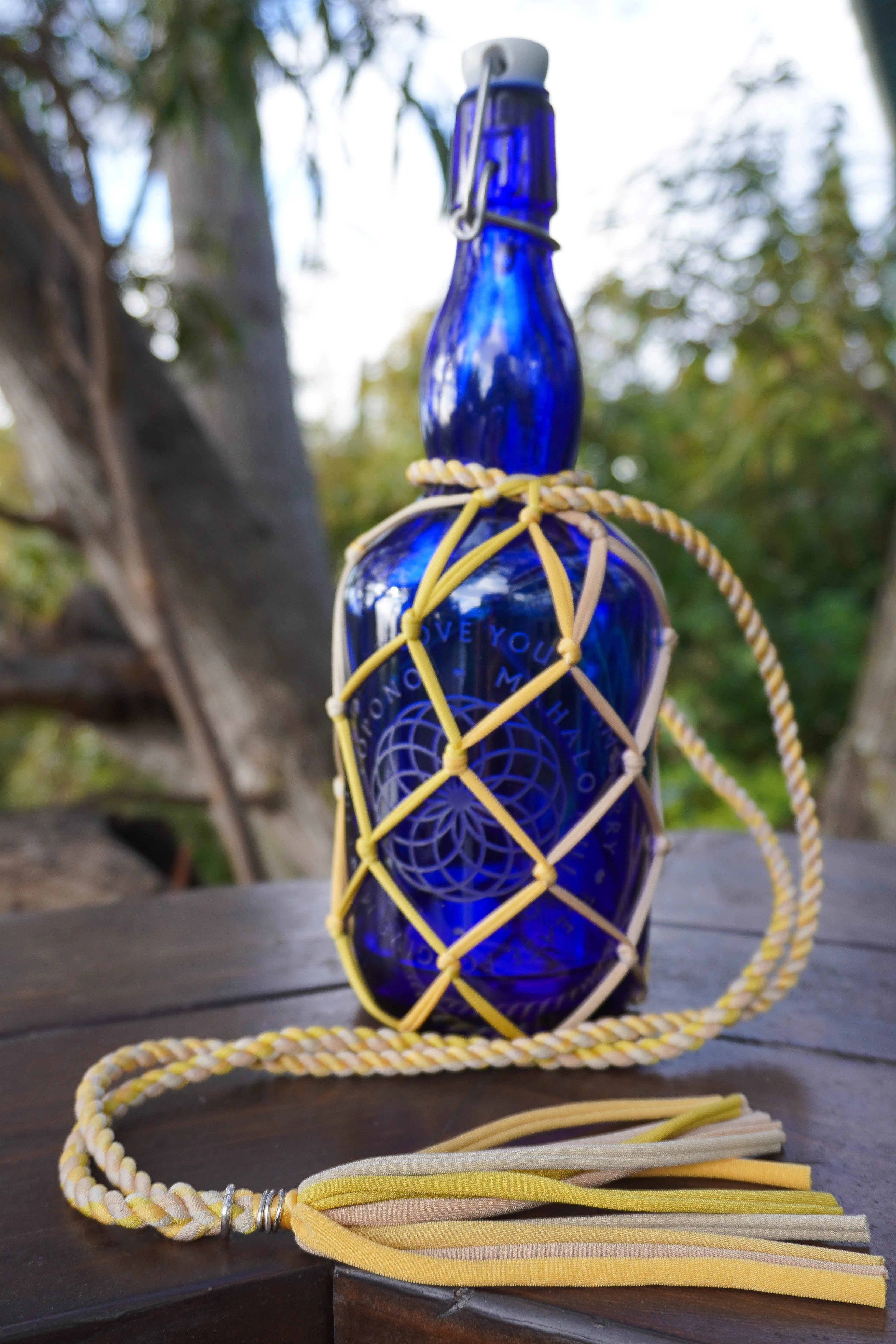 String Bottle Holder ~  Over the Shoulder - Image 5