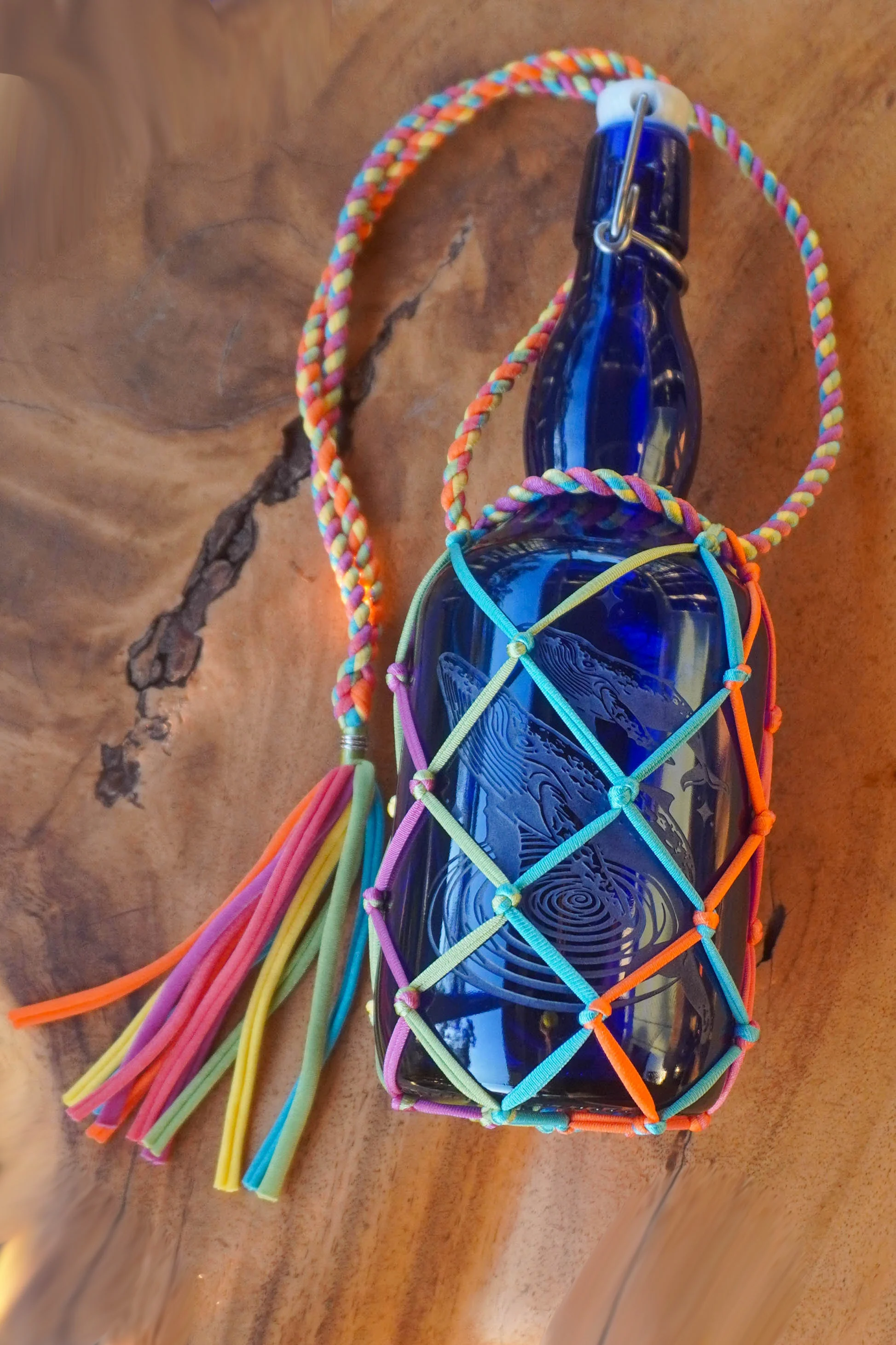 String Bottle Holder ~  Over the Shoulder - Image 8